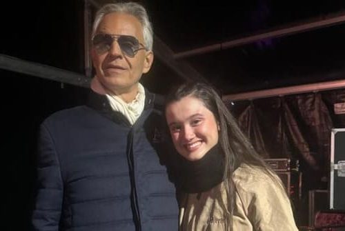 Joaquina cantó junto a Andrea Bocelli en Londres