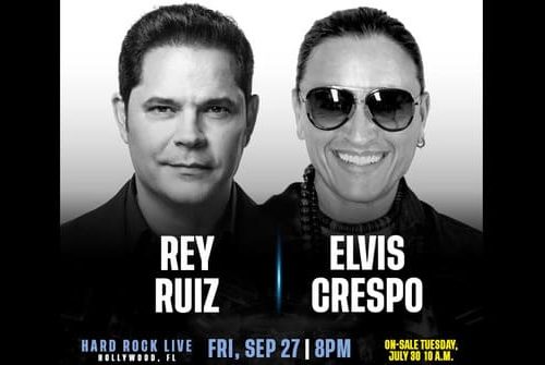 Rey Ruiz y Elvis Crespo llenarán de sabor latino el sur de la Florida