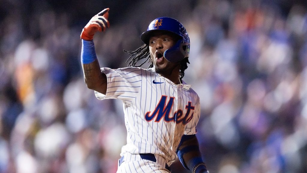 Luisangel Acuña conecta el triple más rápido de los Mets en 2024