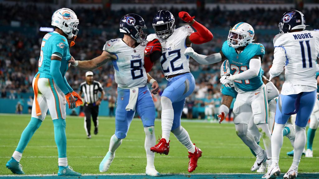 Dónde ver Tennessee Titans vs. Miami Dolphins del Monday Night Football