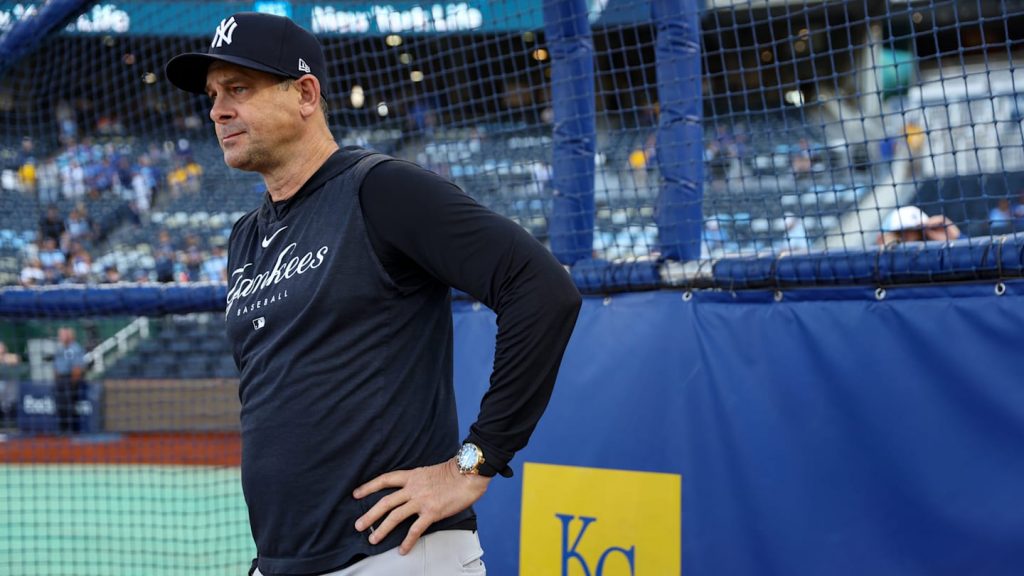 Aaron Boone se pronuncia sobre el incidente entre Anthony Volpe y Maikel García