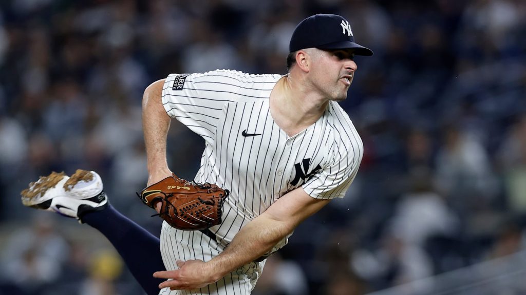 Carlos Rodón abrirá el Juego 1 de Yankees en la Serie de Campeonato ante Guardianes