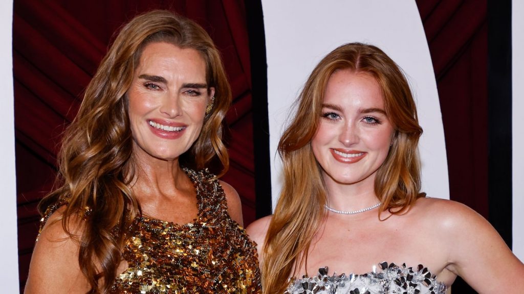 Brooke Shields y su hija Rowan Henchy lucieron impresionantes con looks dorados y plateados en Nueva York