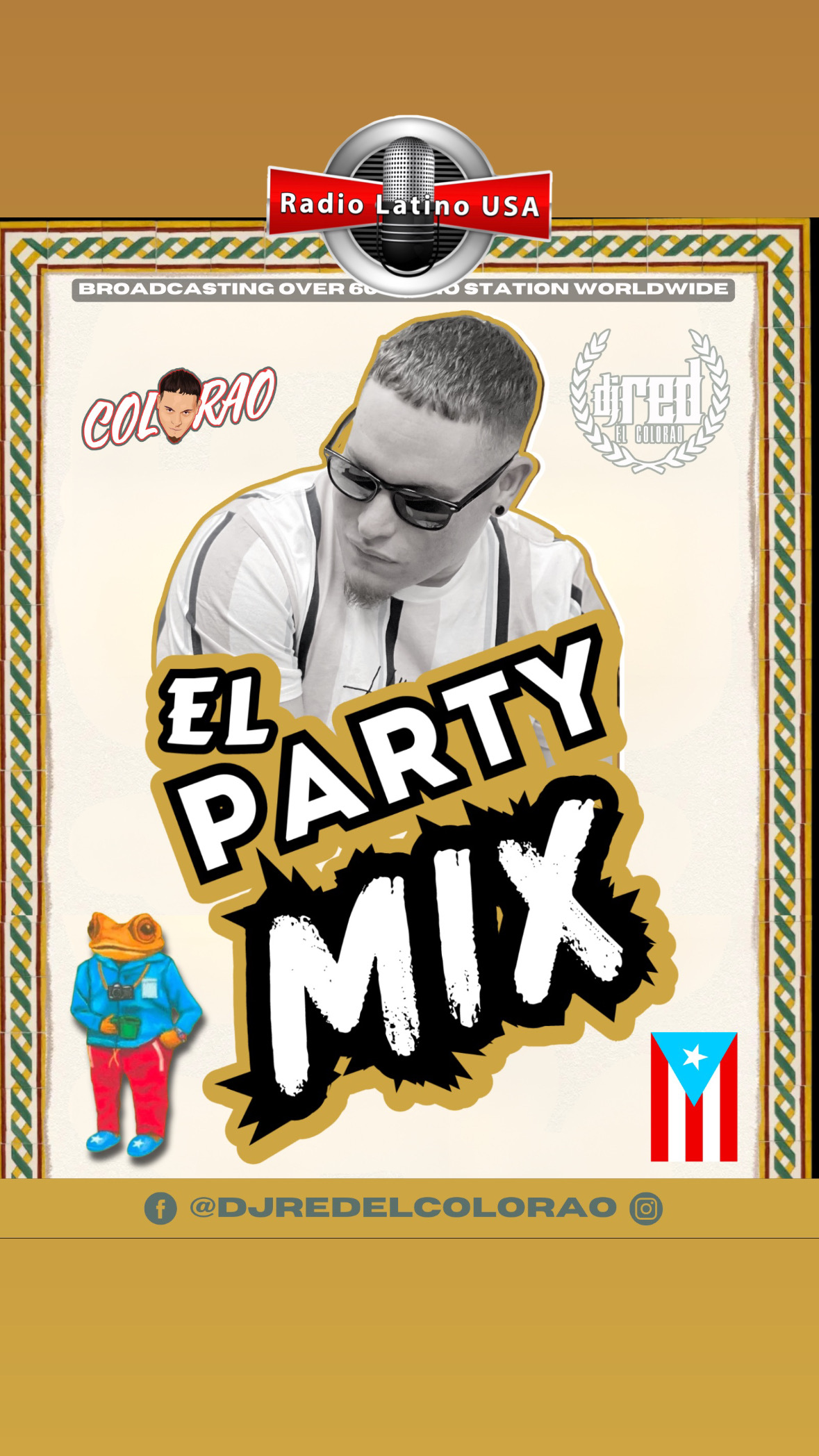 Saludos Mi Gente apartir de este y todos los sábados a las 8pm con DJ RED COLORAO, El Party Mix, te esperamos.