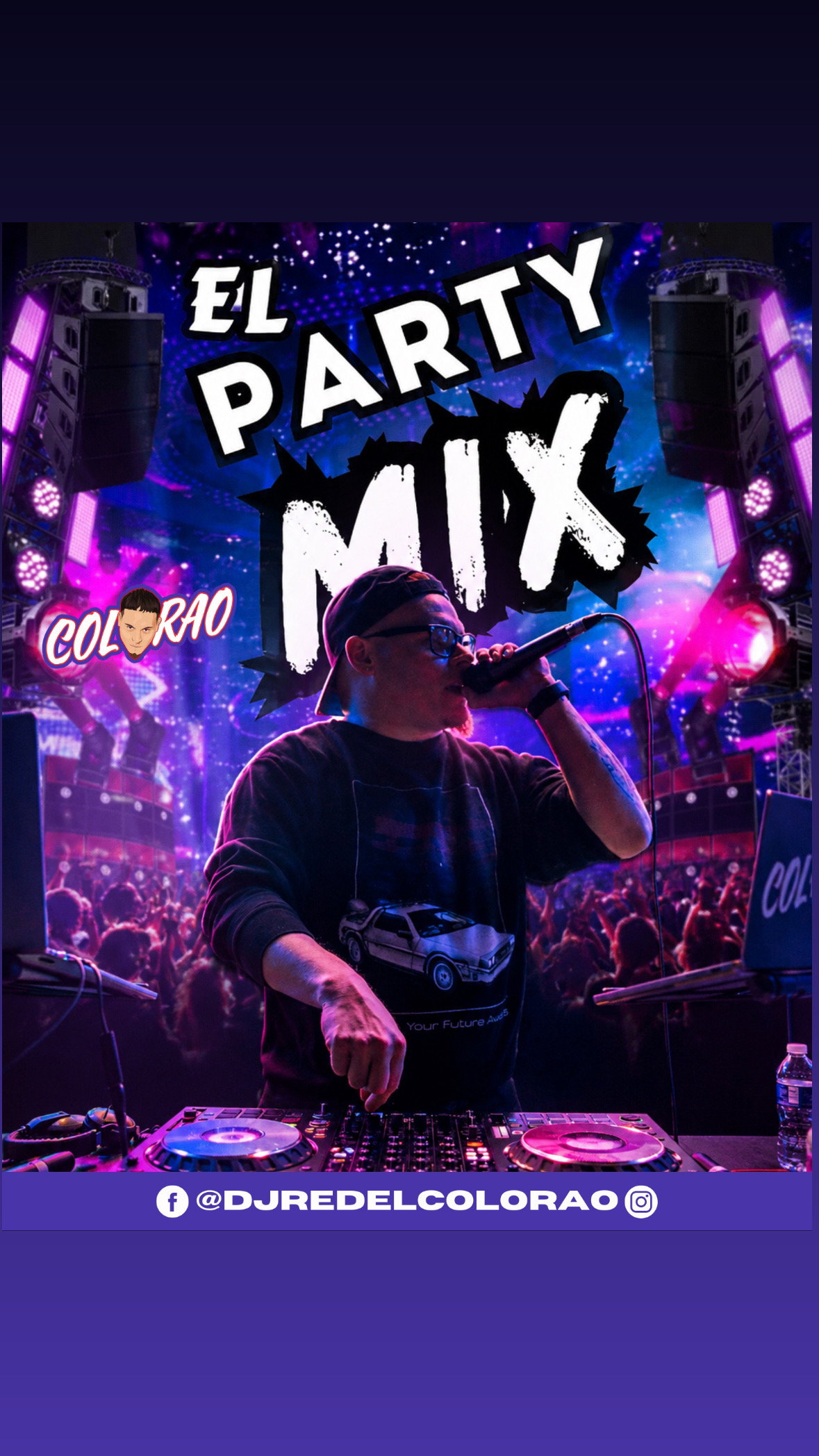 Saludos Mi Gente apartir de este y todos los sábados a las 8pm con DJ RED COLORAO, El Party Mix, te esperamos.