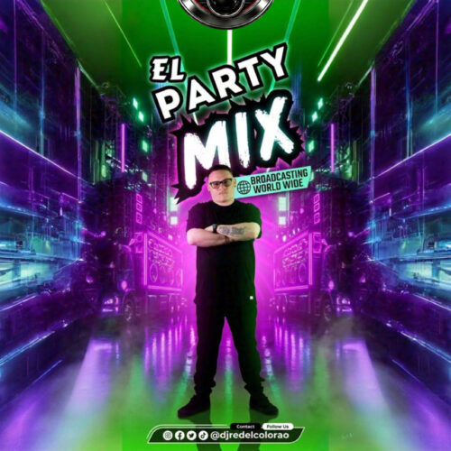 Saludos Mi Gente apartir de este y todos los sábados a las 8pm con DJ RED COLORAO, El Party Mix, te esperamos.