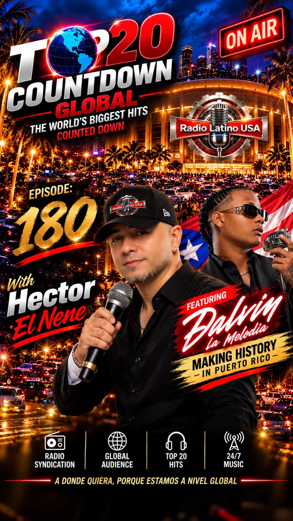 Miami, Todos Los Jueves a las 8PM con Héctor El Nene