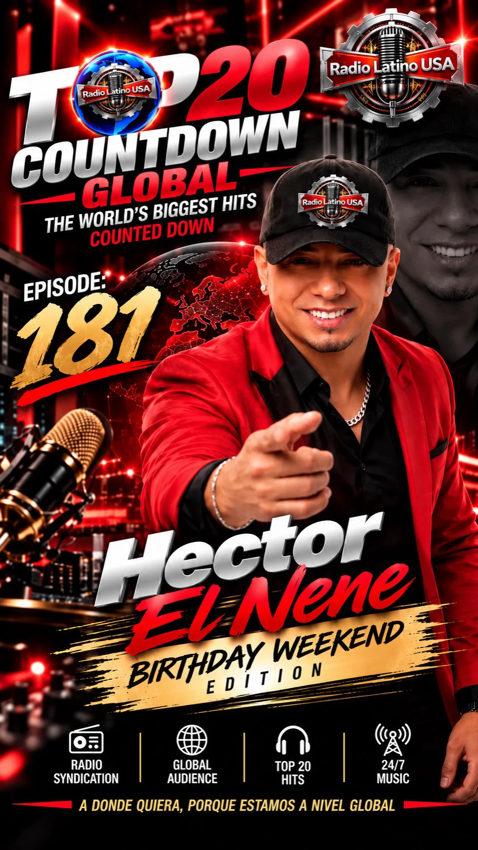 Miami, Todos Los Jueves a las 8PM con Héctor El Nene