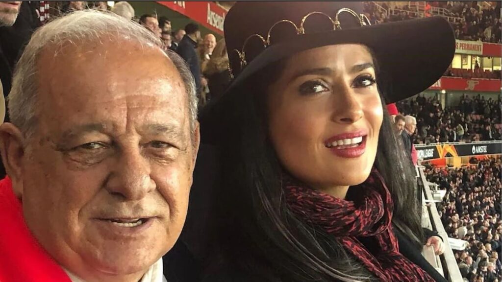 Salma Hayek celebra el cumpleaños de su padre con una tierna foto de él y Valentina