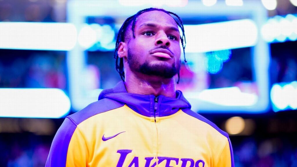 Bronny James asignado a la filial de la G League de los Lakers