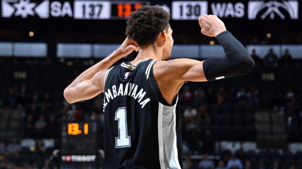 Victor Wembanyama anota 50 puntos, la mayor cantidad de su carrera