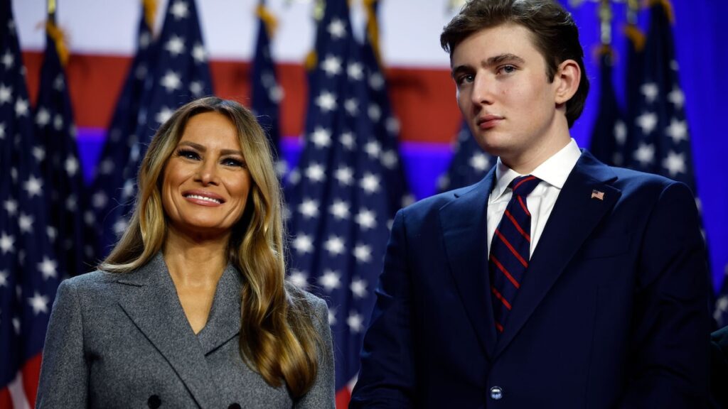 Un vistazo a Melania como madre joven