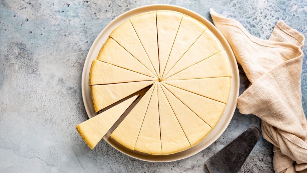 Receta clásica de tarta de queso al horno