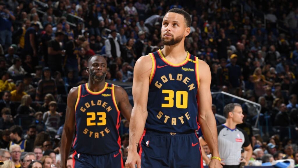 Stephen Curry y Draymond Green, bajas de Warriors ante Rockets