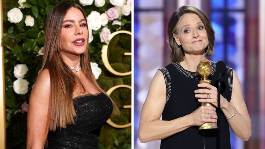 Sofía Vergara reacciona ante la pérdida del premio Globos de Oro 2025 ante Jodie Foster: ‘¡No, no!’