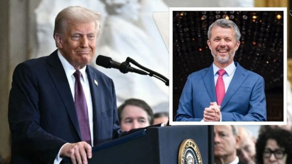 El rey Frederik de Dinamarca envía un mensaje al presidente Donald Trump tras su toma de posesión