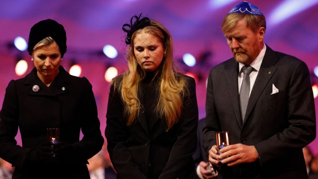 La hija de la reina Maxima, la princesa Catharina-Amalia, se une a la realeza de todo Europa en Auschwitz