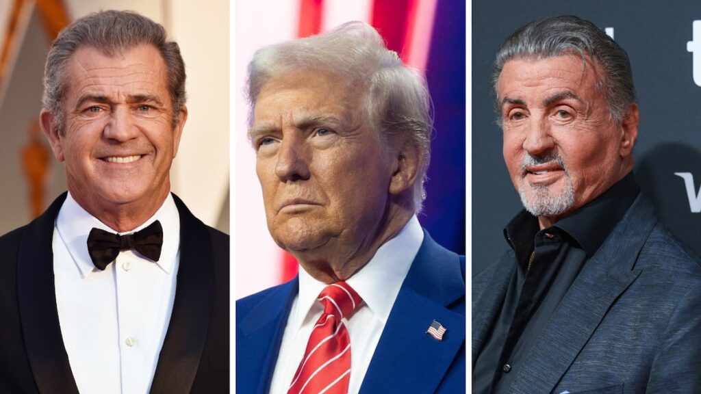 Trump nombra a Mel Gibson y Sylvester Stallone embajadores en Hollywood
