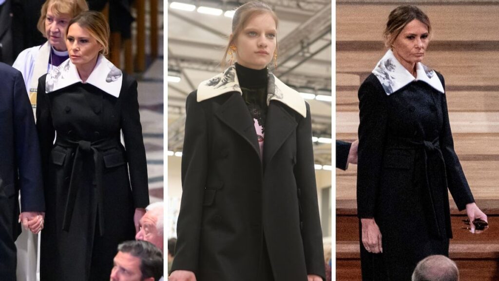 Melania Trump hace una audaz declaración de moda en el funeral de Estado de Jimmy Carter