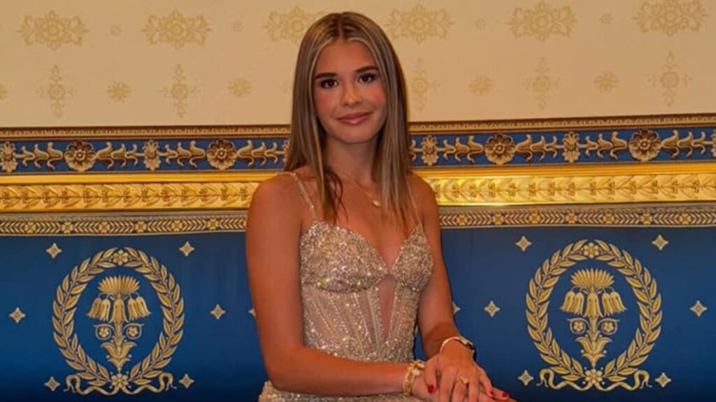 Kai Trump deslumbró con dos vestidos brillantes celebrando la toma de posesión de su abuelo Donald Trump