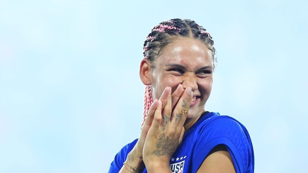 Trinity Rodman da su sello de aprobación a una canción sobre ella