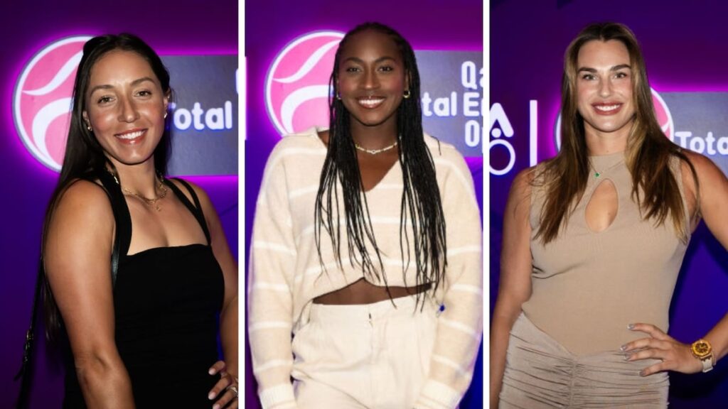 Coco Gautf, Jessica Pegula y más estrellas sirven glamour en la fiesta de los jugadores de Qatar Open