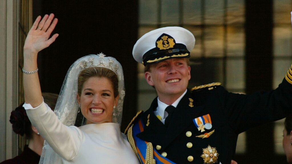 Primer mirada a la boda de la reina Maxima y el rey Willem-Alexander representado en la nueva temporada de drama real