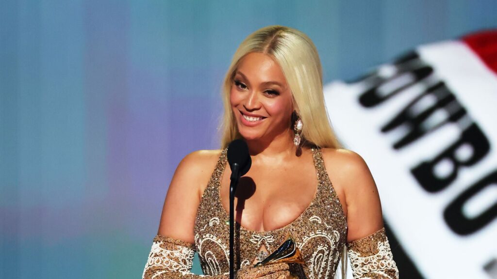 Beyoncé es la primera mujer negra en ganar el premio al álbum mejor country de Grammy