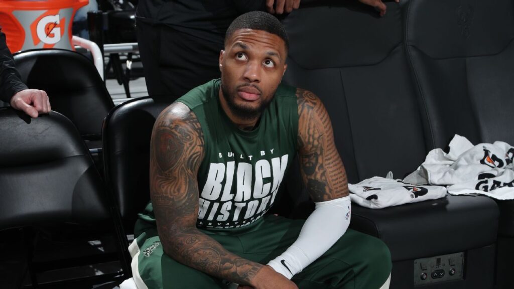 Bucks: Damian Lillard, Baja Contra Timberwolves por Dolor en el tendón de la Corva