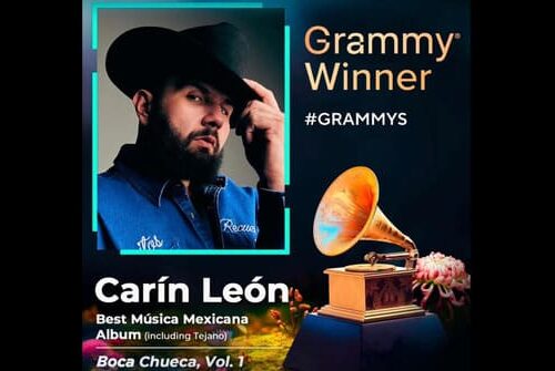 Carin León obtiene el Primer Premio Grammy de Su Carrera