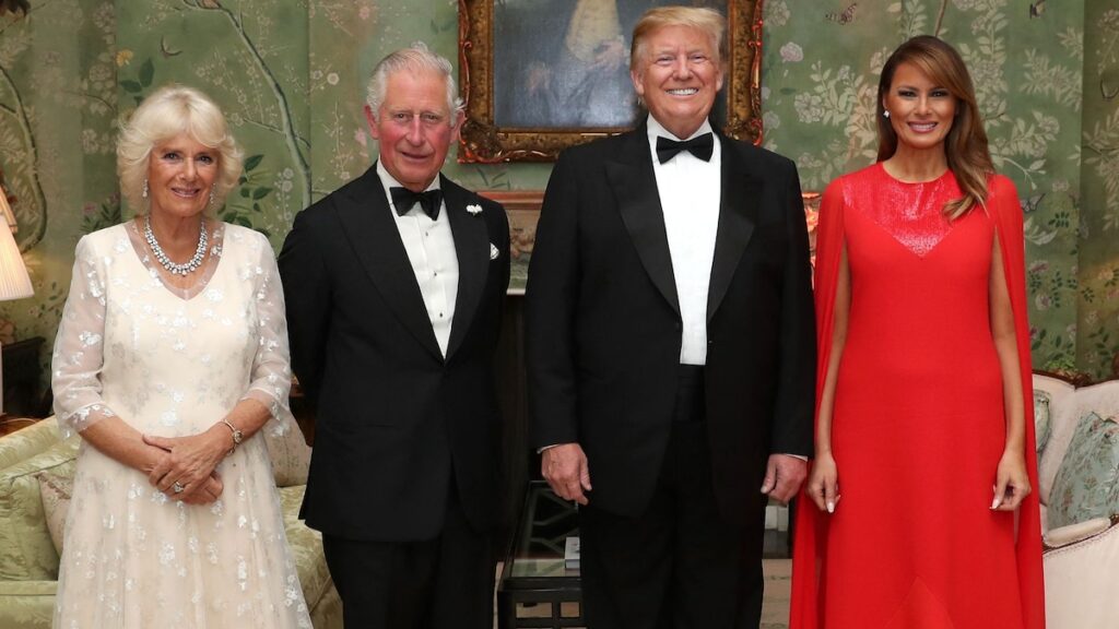 El presidente Donald Trump y la primera dama Melania Trump para reunirse con el rey Charles en el Reino Unido