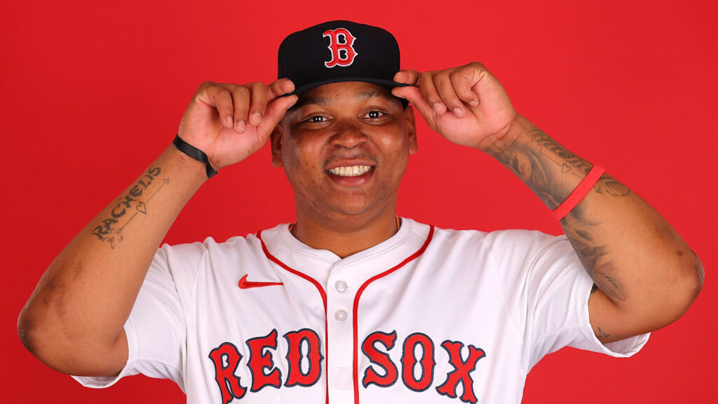 ¿Cuáles son los números de Rafael Devers como bateador designado en su carrera con los Medias Rojas de Boston?