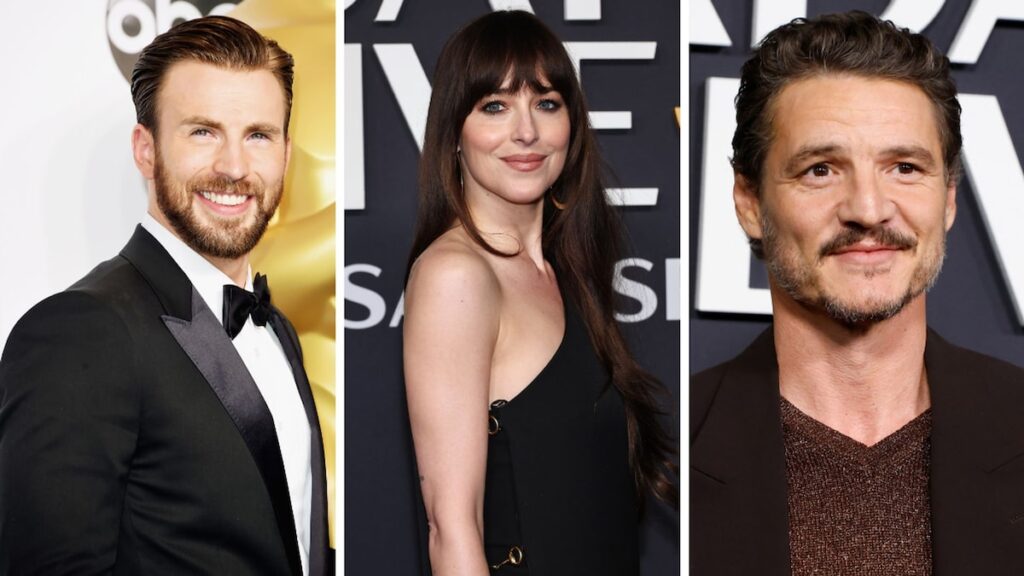 Pedro Pascal, Dakota Johnson y Chris Evans Rom-Comar comparten una fecha de lanzamiento