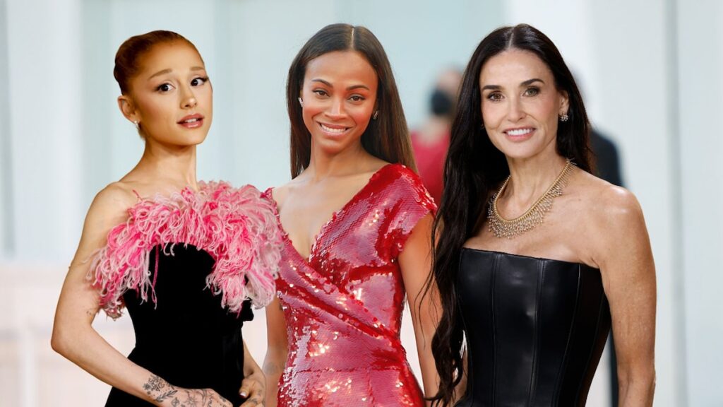 Cómo Zoe Saldaña, Ariana Grande, Demi Moore y Monica Barbaro se están preparando para los Oscar de 2025