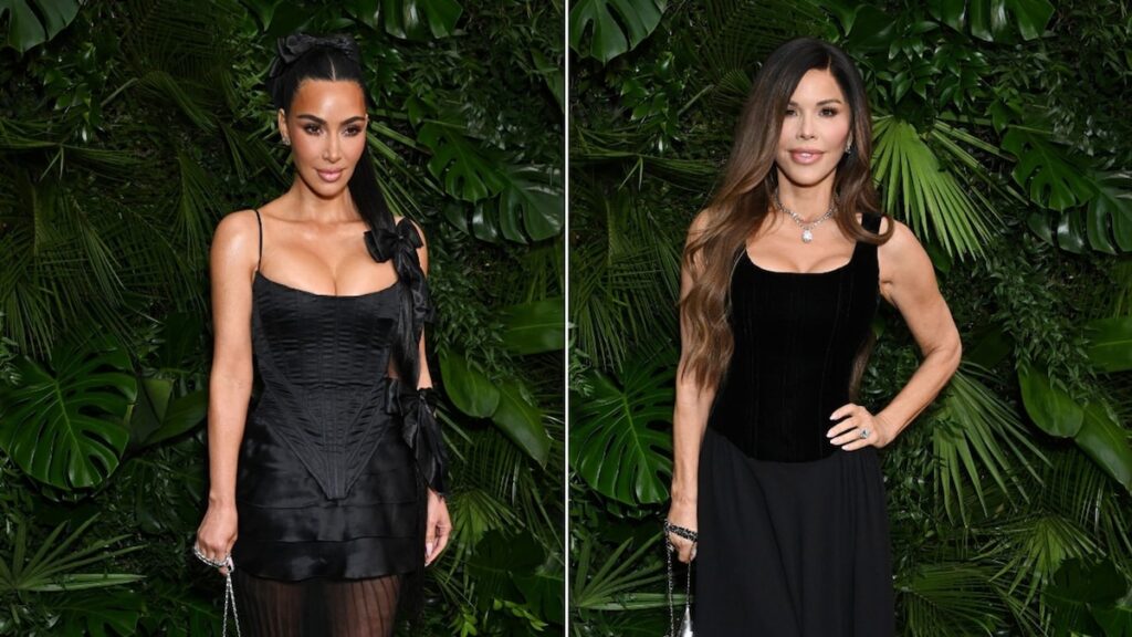 Lauren Sánchez y Kim Kardashian se unen en elegancia anterior a Oscar