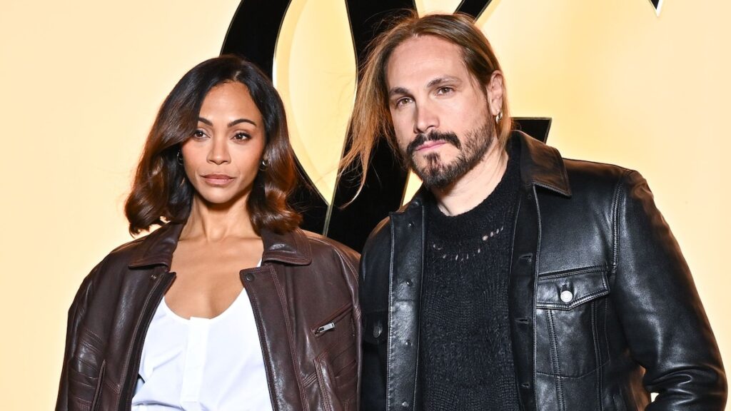 Su dulce momento con el esposo Marco Perego