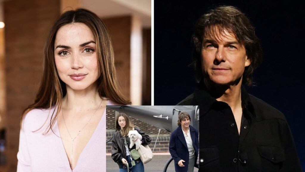 Tom Cruise y Ana de Armas Romance Romance con cita para perro en helicóptero
