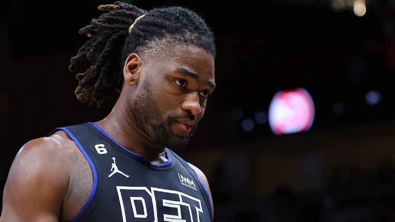 Isaiah Stewart, de Pistons (Rodilla), no Jugará J4 vs. Knicks