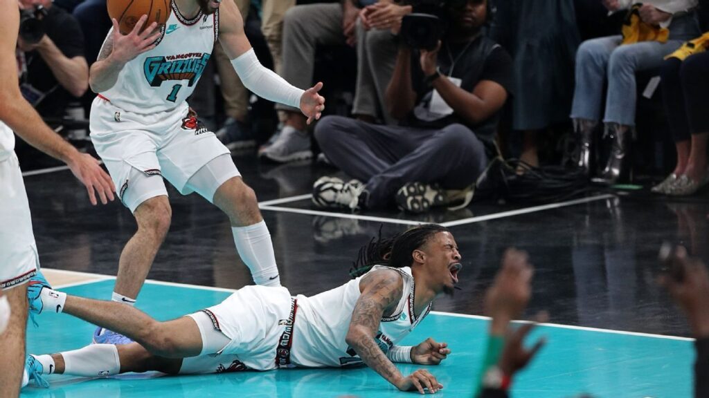 Ja Morant Abandona J3 Ante Thunder Tras Dura Caída