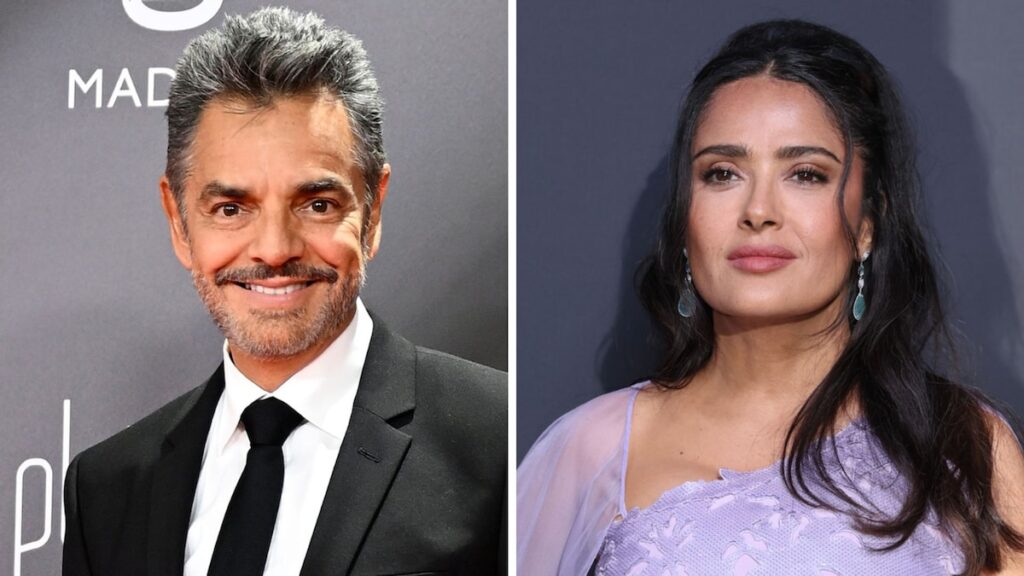 Salma Hayek y Eugenio Derbez bailan a Shakira en un increíble retroceso
