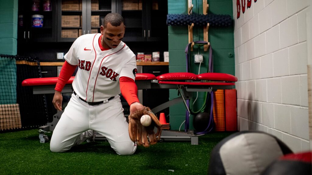 El lineup de los Marineros si obtienen a Rafael Devers en un cambio con los Medias Rojas de Boston