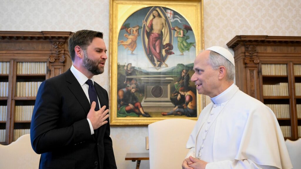 El Papa Leo se encuentra con JD Vance y recibe una invitación a la Casa Blanca