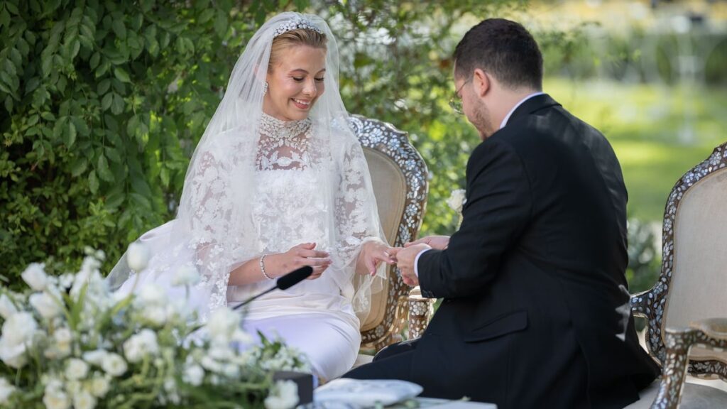La princesa usa la misma tiara que su hermana usó el día de su boda