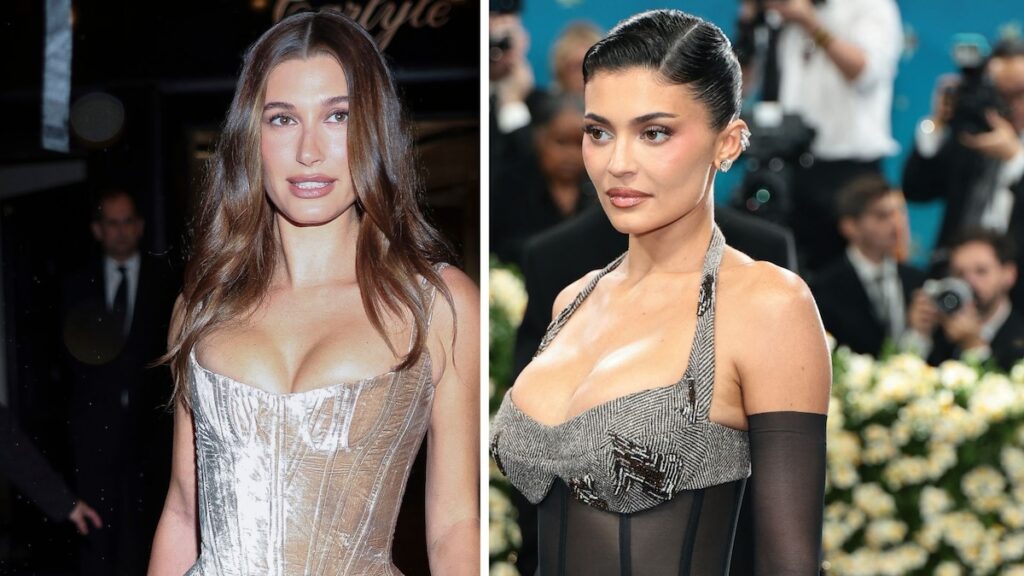 Hailey Bieber y Kylie Jenner usan bikinis a bordo del lujoso yate en Miami