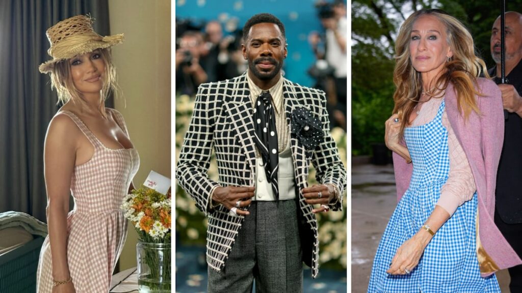 Jennifer López, Colman Domingo y Sarah Jessica Parker revivieron la impresión de Gingham esta primavera/verano