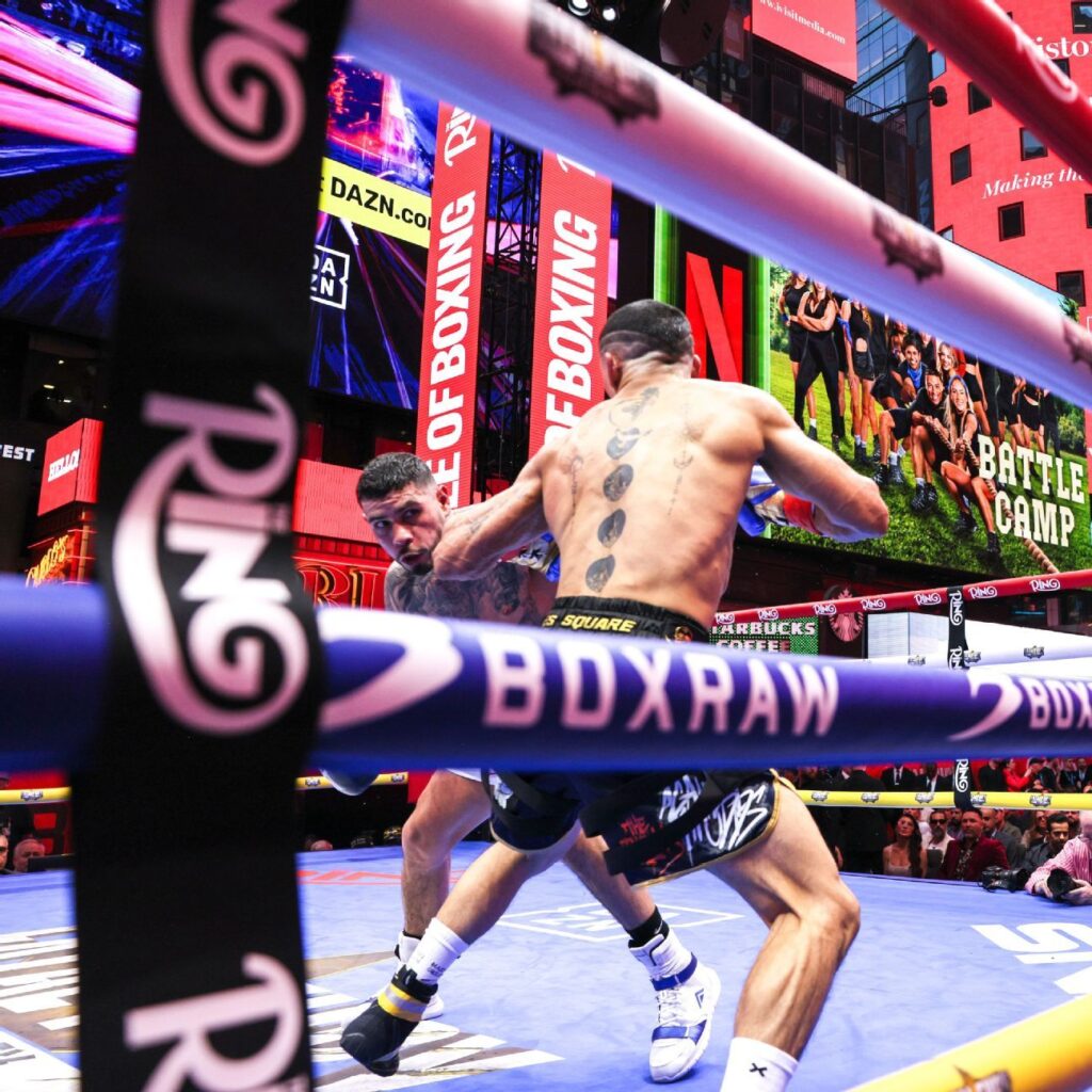 Así Fue El Día en que el Boxeo se Apoderó de Times Square en Nueva York