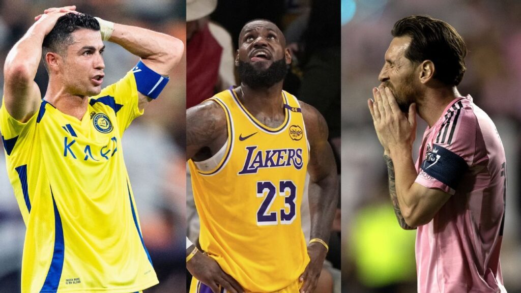 Messi, Cristiano y LeBron, Tres Goats Eliminados el Mismo Día