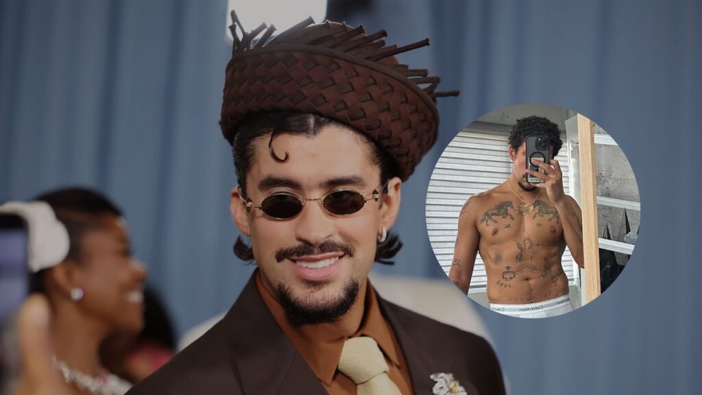 La selfie sexy de Bad Bunny rompe Internet y Shawn Mendes aprueba