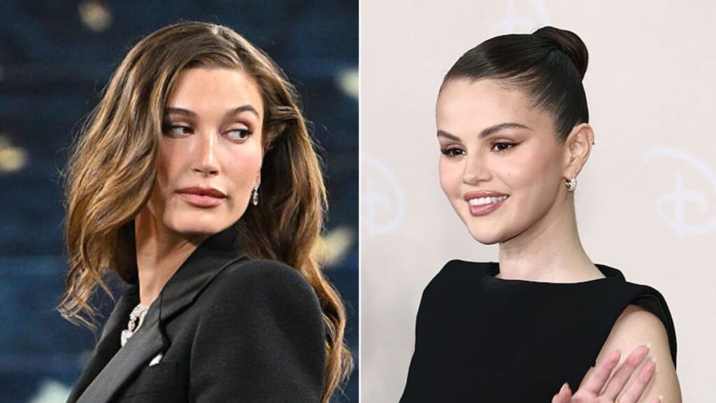 Hailey Bieber aborda sutil e hilarantemente rumores de acecho de Selena Gomez