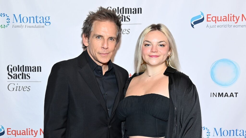 Ben Stiller y Christine Taylor celebran el debut de su hija fuera de Broadway